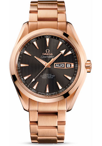 Omega Watches - Seamaster Aqua Terra Annual Calendar Red Gold - Style No: 231.50.43.22.06.001