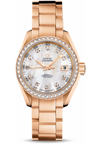 Omega Watches - Seamaster Aqua Terra Automatic Red Gold - Style No: 231.55.30.20.55.001