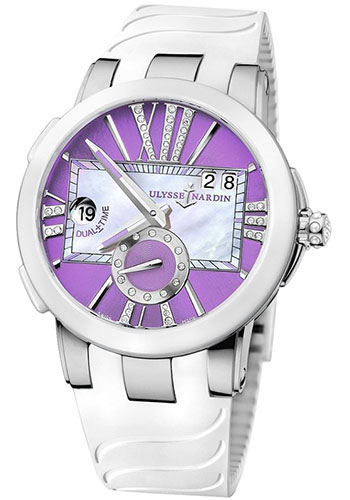 Ulysse Nardin Watches - GMT Dual Time Executive Lady - Style No: 243-10-3/30-07