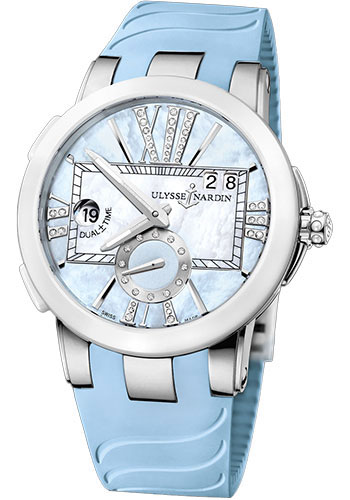 Ulysse Nardin Watches - GMT Dual Time Executive Lady - Style No: 243-10-3/393