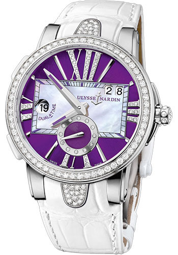 Ulysse Nardin Watches - GMT Dual Time Executive Lady - Style No: 243-10B/30-07