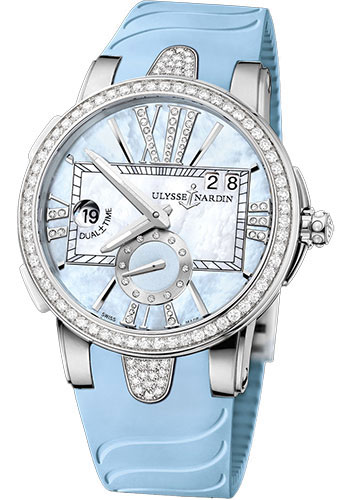 Ulysse Nardin Watches - GMT Dual Time Executive Lady - Style No: 243-10B-3C/393