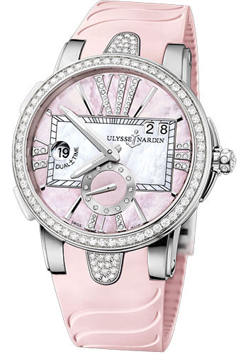 Ulysse Nardin Watches - GMT Dual Time Executive Lady - Style No: 243-10B-3C/397