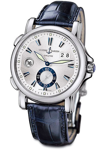 Ulysse Nardin Watches - GMT Dual Time 42mm - Style No: 243-55/91