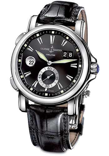 Ulysse Nardin Watches - GMT Dual Time 42mm - Style No: 243-55/92
