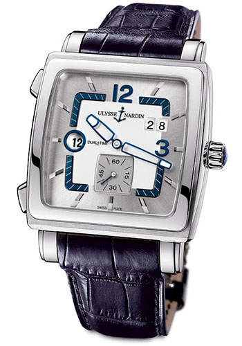 Ulysse Nardin Watches - Quadrato Dual Time Stainless Steel - Style No: 243-92/601