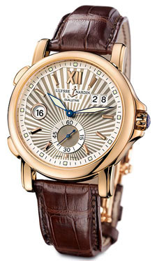 Ulysse Nardin Watches - GMT Dual Time 42mm - Style No: 246-55/30