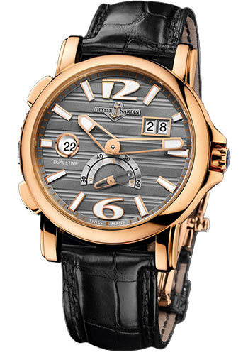 Ulysse Nardin Watches - GMT Dual Time 42mm - Style No: 246-55/69