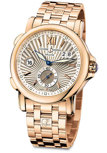 Ulysse Nardin Watches - GMT Dual Time 42mm - Style No: 246-55-8/30
