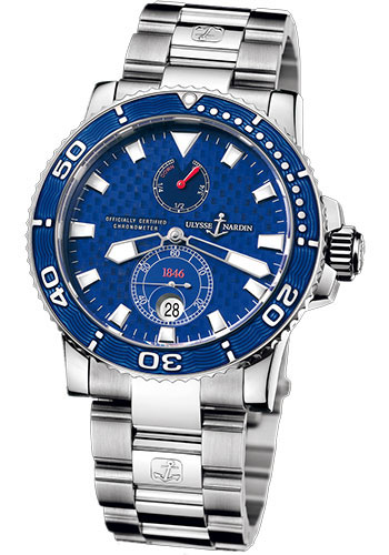 Ulysse Nardin Watches - Maxi Marine Diver Stainless Steel - Style No: 260-32-8M