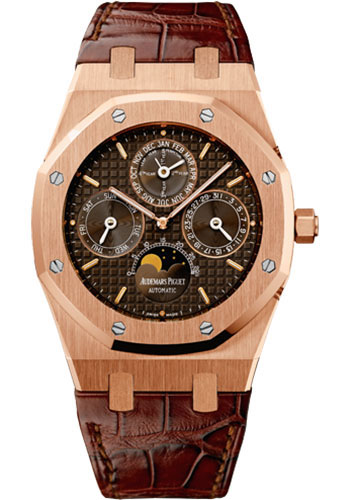Audemars Piguet Watches - Royal Oak Perpetual Calendar - Pink Gold - Style No: 26252OR.OO.D092CR.01