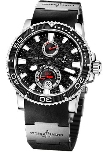 Ulysse Nardin Watches - Maxi Marine Diver Stainless Steel - Style No: 263-33-3/82