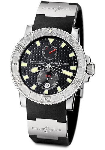 Ulysse Nardin Watches - Maxi Marine Diver Stainless Steel - Style No: 263-33-3/92