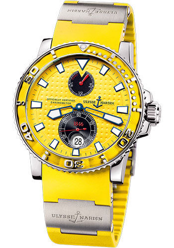 Ulysse Nardin Watches - Maxi Marine Diver Stainless Steel - Style No: 263-33-3/941