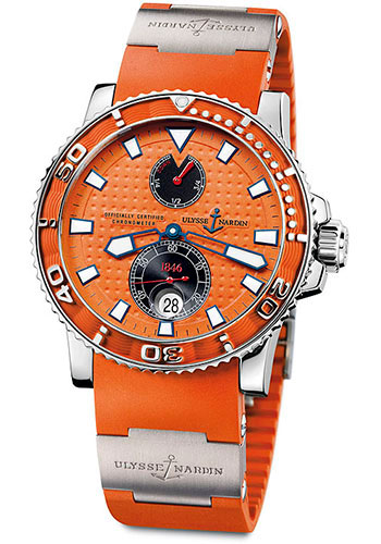 Ulysse Nardin Watches - Maxi Marine Diver Stainless Steel - Style No: 263-33-3/97