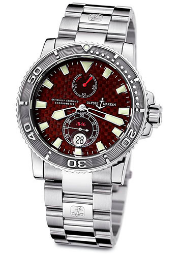 Ulysse Nardin Watches - Maxi Marine Diver Stainless Steel - Style No: 263-33-7/95