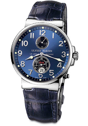 Ulysse Nardin Watches - Maxi Marine Chronometer 1846 Steel - Style No: 263-66/623