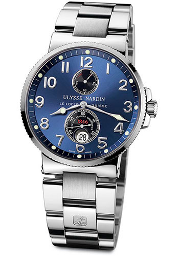 Ulysse Nardin Watches - Maxi Marine Chronometer 1846 Steel - Style No: 263-66-7/623