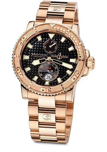 Ulysse Nardin Watches - Maxi Marine Diver Rose Gold - Style No: 266-33-8/92