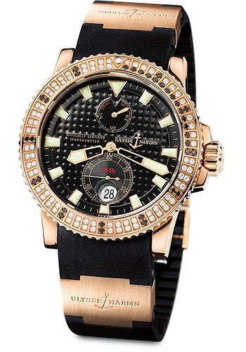 Ulysse Nardin Watches - Maxi Marine Diver Rose Gold - Style No: 266-34-3A/92