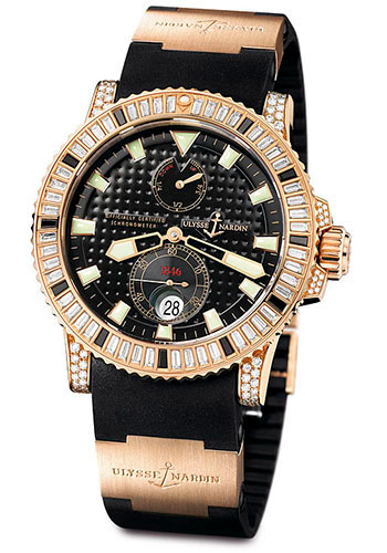 Ulysse Nardin Watches - Maxi Marine Diver Rose Gold - Style No: 266-34C/BAG-3A/92