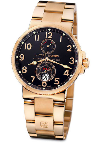 Ulysse Nardin Watches - Maxi Marine Chronometer 1846 Gold - Style No: 266-66-8/62