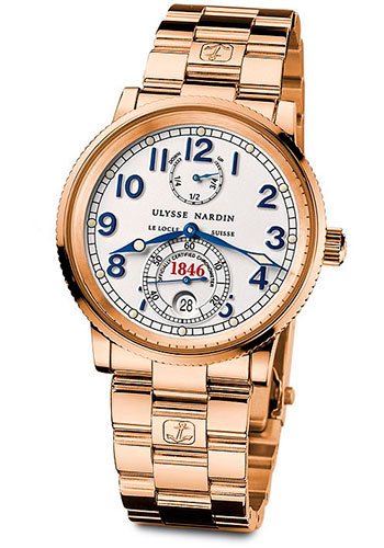 Ulysse Nardin Watches - Marine Chronometer 1846 Gold - Style No: 266-77-8