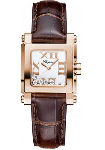Chopard Watches - Happy Sport Square Mini - Style No: 275349-5001