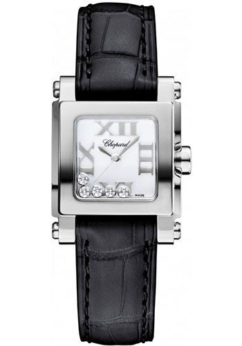 Chopard Watches - Happy Sport Square Mini - Style No: 278516-3001