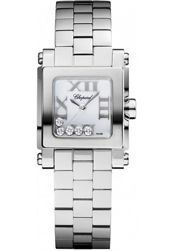 Chopard Watches - Happy Sport Square Mini - Style No: 278516-3002
