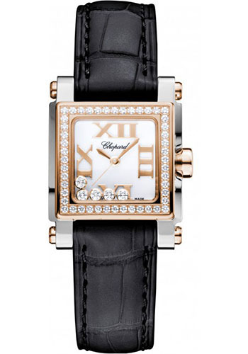 Chopard Watches - Happy Sport Square Mini - Style No: 278516-6003