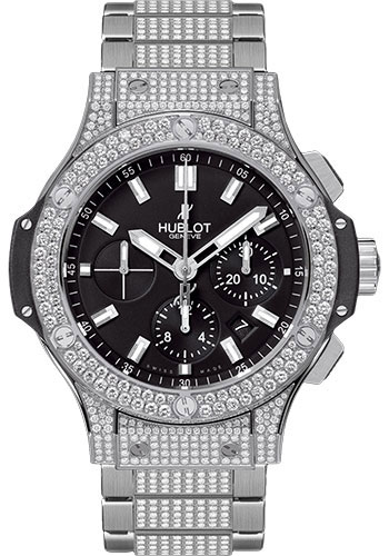 Hublot Watches - Big Bang 44mm Evolution Stainless Steel Diamonds - Style No: 301.SX.1170.SX.2704