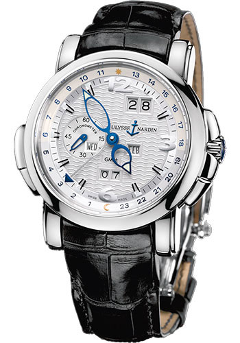 Ulysse Nardin Watches - GMT Dual Time Perpetual - Style No: 320-60/60