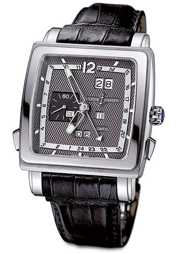 Ulysse Nardin Watches - Quadrato Dual Time Perpetual White Gold - Style No: 320-90/69