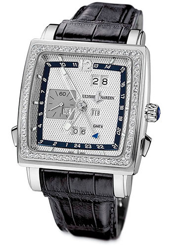 Ulysse Nardin Watches - Quadrato Dual Time Perpetual White Gold - Style No: 320-90B/61