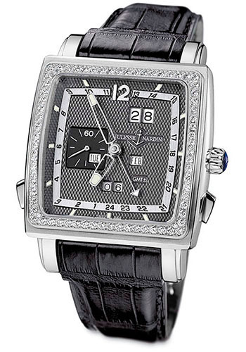Ulysse Nardin Watches - Quadrato Dual Time Perpetual White Gold - Style No: 320-90B/69