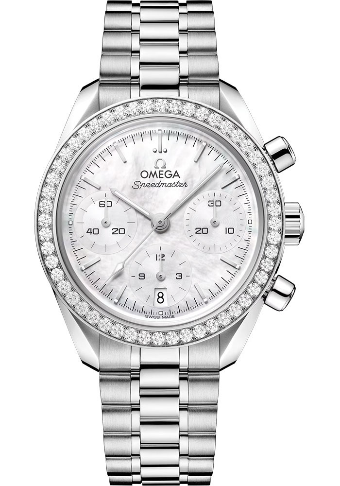Omega Watches - Speedmaster Chronograph 38 mm - Stainless Steel - Style No: 324.15.38.50.05.001