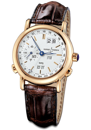 Ulysse Nardin Watches - GMT Perpetual 38.5mm - Style No: 326-22