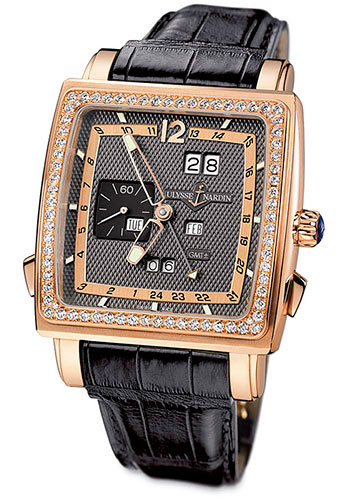 Ulysse Nardin Watches - Quadrato Dual Time Perpetual Rose Gold - Style No: 326-90B/69