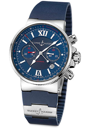 Ulysse Nardin Watches - Maxi Marine Chronograph - Style No: 353-66-3/323