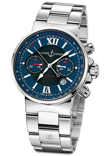 Ulysse Nardin Watches - Maxi Marine Chronograph - Style No: 353-66-7/323
