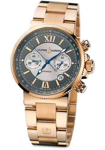 Ulysse Nardin Watches - Maxi Marine Chronograph - Style No: 356-66-8/319