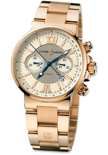 Ulysse Nardin Watches - Maxi Marine Chronograph - Style No: 356-66-8/354