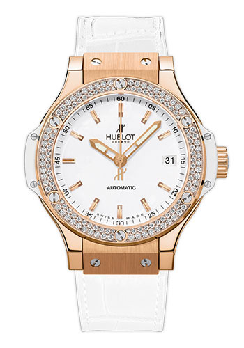 Hublot Watches - Big Bang 38mm Automatic Red Gold White - Style No: 365.PE.2180.LR.1104