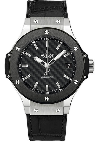 Hublot Watches - Big Bang 38mm Automatic Stainless Steel And Ceramic - Style No: 365.SM.1770.LR