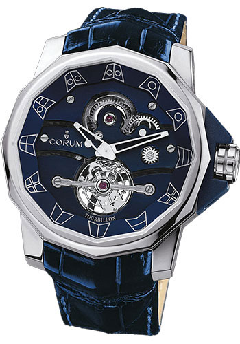 Corum Watches - Admiral's Cup Tourbillon 48 White Gold - Style No: 372.933.59/F204 0000