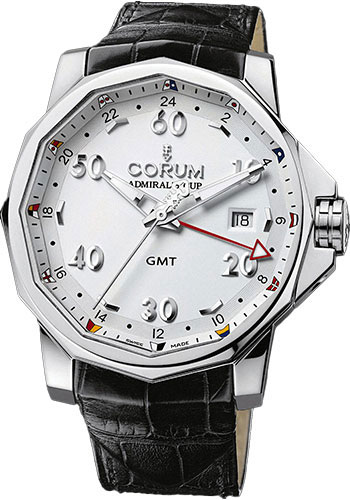 Corum Watches - Admiral's Cup GMT 44 Stainless Steel - Style No: 383.330.20/0F81 AA12