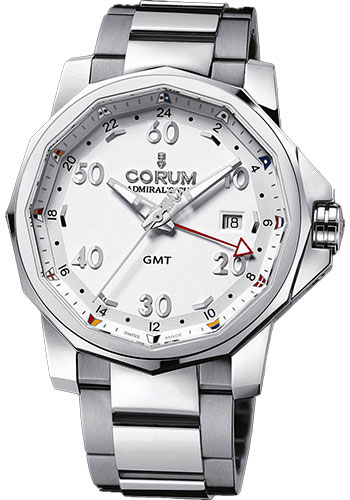 Corum Watches - Admiral's Cup GMT 44 Stainless Steel - Style No: 383.330.20/V701 AA12