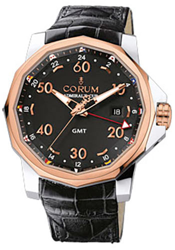 Corum Watches - Admiral's Cup GMT 44 Steel and Red Gold - Style No: 383.330.24/0F81 AN12