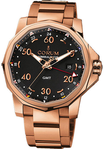 Corum Watches - Admiral's Cup GMT 44 Red Gold - Style No: 383.330.55/V700 AN12